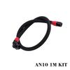 AN6 AN8 AN10 Braided Oil Hose Fitting Kit talled Pipe Set 0°+90° Fuel Line Adapter 1M/1.2M Universal Auto Engine Cooling