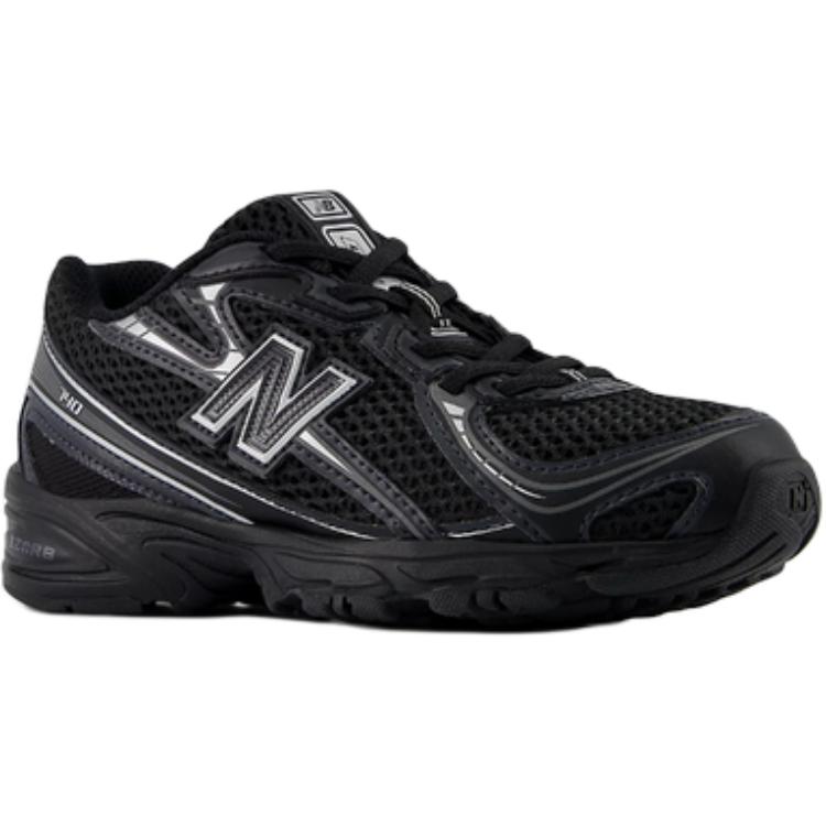New Balance NB 740 Abriebfeste Niedrige Kinder Lifestyle Schuhe Schwarz Kinder im Alter von 3 7 Jahren PZ740BM