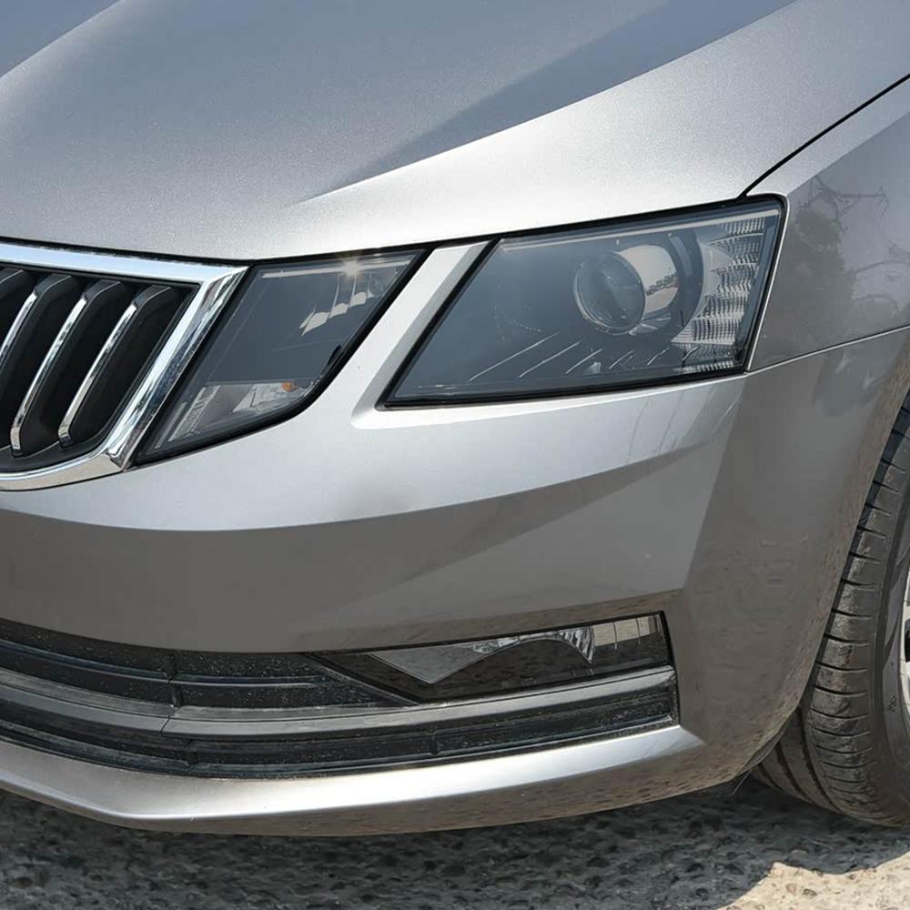TPU PPF for Skoda Octavia MK4 MK3 2017-2026 High Gloss Smoke Black Pre Cut Car Headlight Protective Film Anti-Scratch Vinyl Wrap