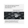 Clavier avec slim pen - microsoft - srprokbw/slimpen sc - bluetooth - rétroéclairé - français
