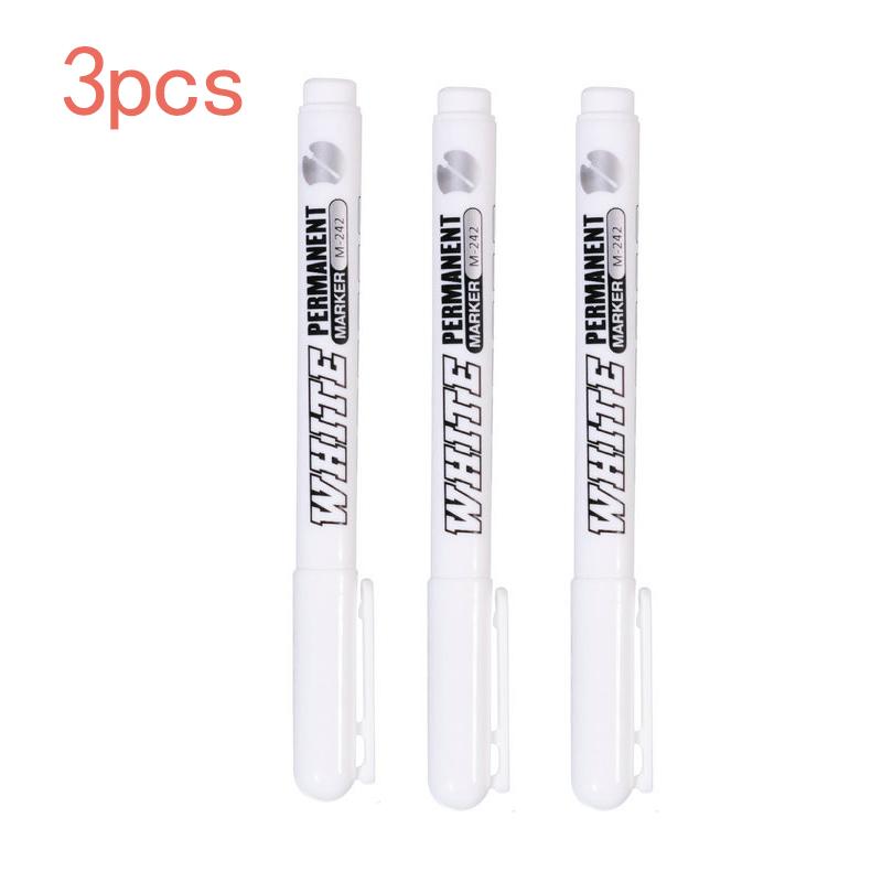 Long-nose Marker Pen with Fine Tip, Waterproof, for Carpentry Marking, Oil-resistant, White, Quick-drying Paint Marker