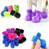 4Pcs Anti-Slip Pet Boots Dog Waterproof Shoes Protective Rain Booties Sock
