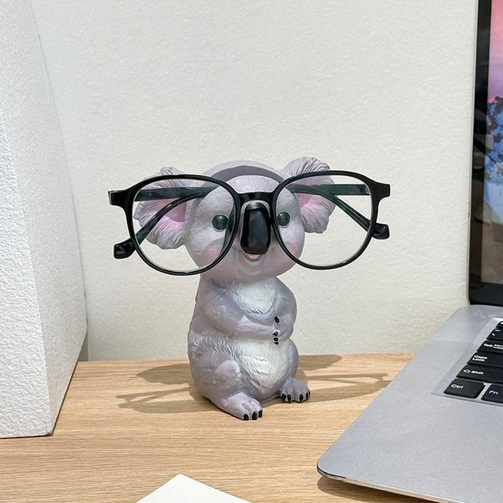 Funny Resin Eyeglass Holder Koala Animal Spectacles Holder Sunglass Display Stand Office Decor