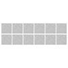 12 Pack Sound Insulation Foam Panels Polyester Texture Acoustics Treatments Wall Tiles Perfect for Living Room Studios