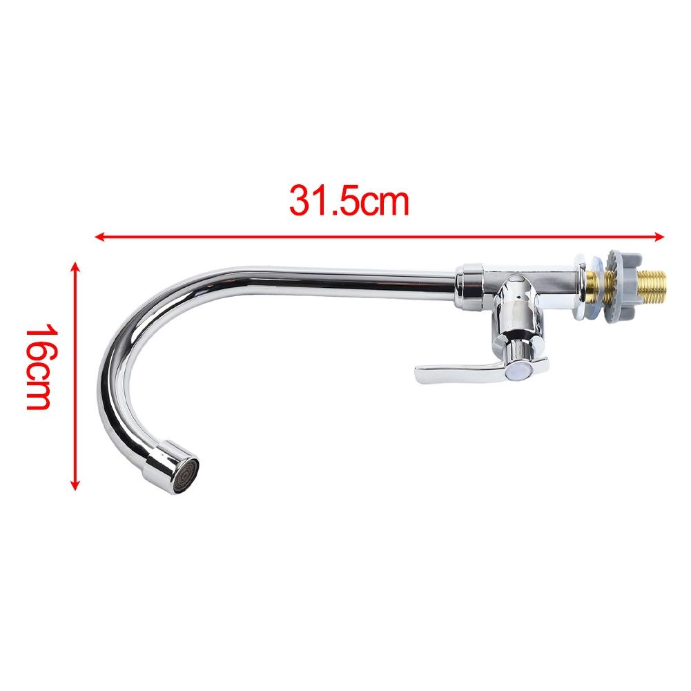 Koupelnová baterie Ohnutá Studená voda Plast Ocel Pokovování