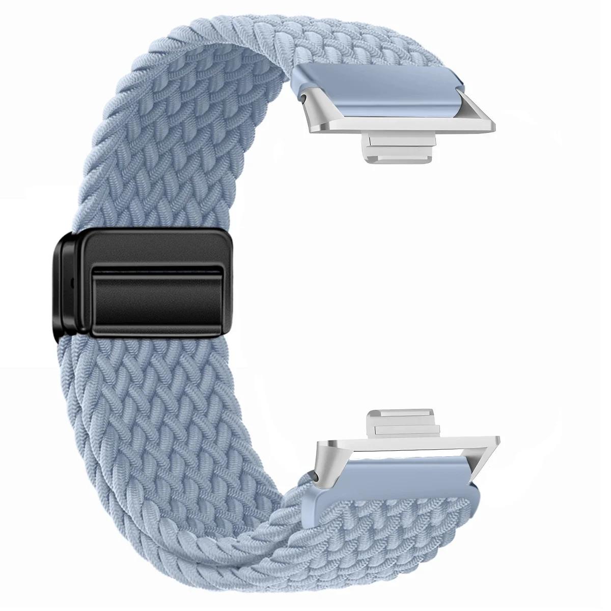 

Магнітна плетена нейлонова петля для ремінця Xiaomi Redmi Watch 4 5 6, регульований спортивний змінний браслет Mi Band 9 8 Pro Redmi Watch4 5 6