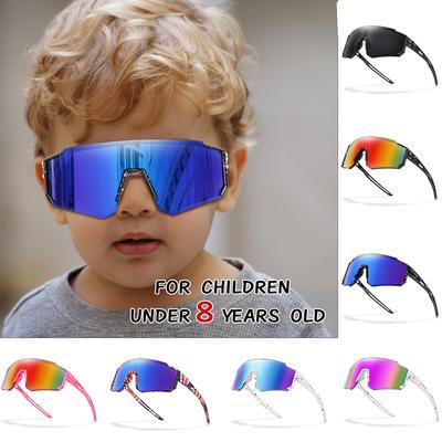 Okulary przeciwsłoneczne dla dzieci w wieku 3-8 lat, Okulary rowerowe dla dzieci, Chłopcy, Dziewczynki, UV400, Sportowe, Baseballowe, Kempingowe, Okulary do roweru MTB, Młodzieżowe