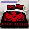 Custom Name Eintracht Frankfurt Pattern Bedding Uilt Set Uilt Cover Pillowcase Home Decoration Birthday Gift (1*duvet Cover+2*pillowcase Without Core)