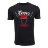 Coors Banquet Rodeo Bull Head Print T-Shirt