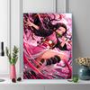 Demon Slayer 100% Round Full Drill 5D DIY Diamond Painting Embroidery Cross Stitch Rhinestone Decor