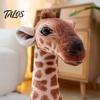 Soft Decorative Doll Realistic Giraffe Plush Toy, Stuffed Animal Pillow for Kids, Cute Room Ornament Nordic Home Decor, Cuddle Doll, Gift Children