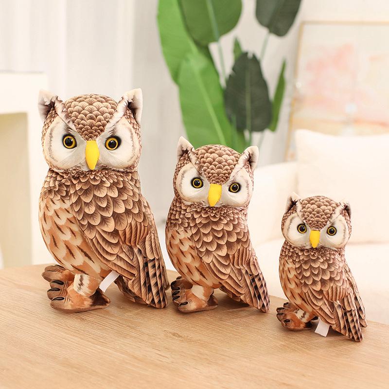 Adorable Realistic Owl Plush Toy - Perfect Children's Holiday Gift
