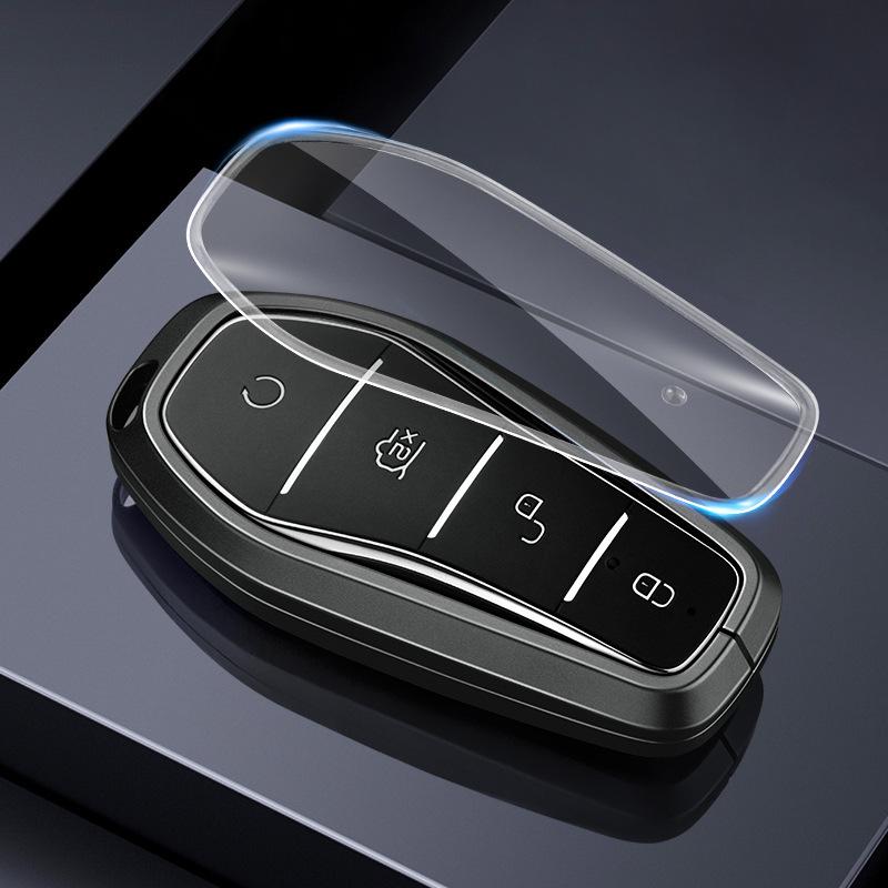 BYD Key Case for Tang DM/MAX/Song Pro/Qin PLUS/Yuan Cars - Full Wrap Shell Buckle