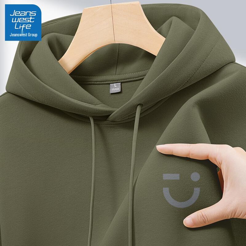 Jeanswest Life Men's Graphic Print Hooded Sweatshirt