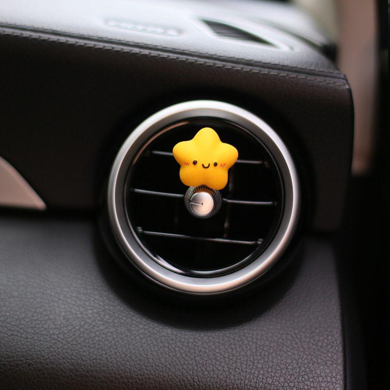 

Car Aromatherapy 2025 New Creative Lucky Star Diffuser Stone Car Air Conditioner Vent Decoration Car Interior Accessories Cute Little Stars Free Essential Oil