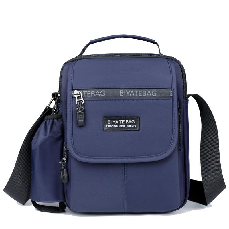 Men's Trend Small Bag Casual Business One Shoulder Crossbody Bag Multifunctional Storage Anti-splashing Portable Bag Men's One Shoulder