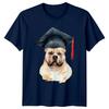 Bulldog Graduation Unisexs TShirt Dog Lover Funny Graduate Tee