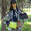 Leisure Mailman Bag Trendy Single Shoulder Crossbody Bag with Sliding Cover Simple and Elegant Korean Casual Bag Casually