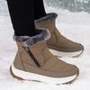 Women's Boots Lightweight Fur Boots Ankle Heels Winter Shoes Woman Fashion White Platform Botas Mujer Snow Boots Winter Footwear