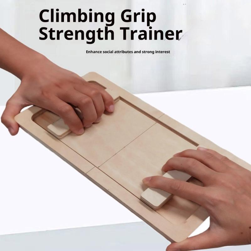Ergonomic Wooden Arm Wrestling Trainer For Competitive Athletes Rock Climbing Enthusiasts Strength Building Equipment