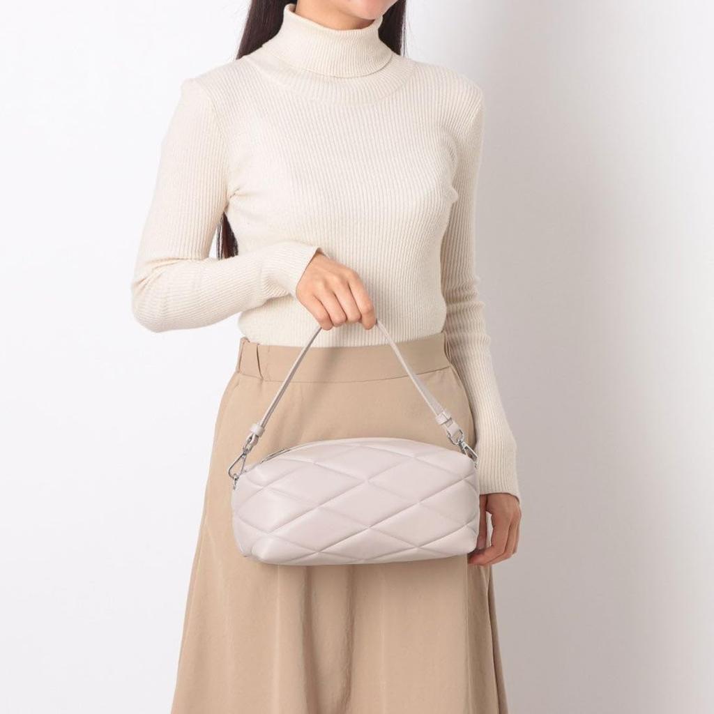 Kakatoo Quilted Square 2-Way Bag 70-00-00610 Women's Black