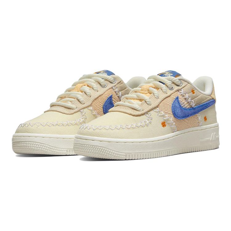 Nike Air Force 1 07 GS LA Flea Kids Sneakers Cream Sail Coconut-Milk DV4141-100