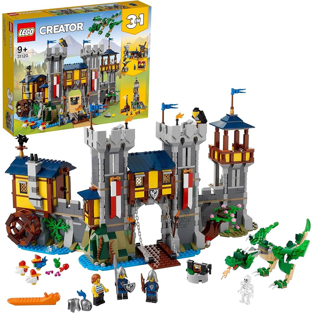 LEGO Creator Expert Medieval Castle Building Set 31120 Toy for Kids Ages 9-11