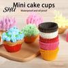 Kuchenförmchen 1000 Stück Lebensmittelqualität Einweg DIY Papier 25x20mm Mini-Muffin-Förmchen Küchen-Backwerkzeug für Restaurant-Formen