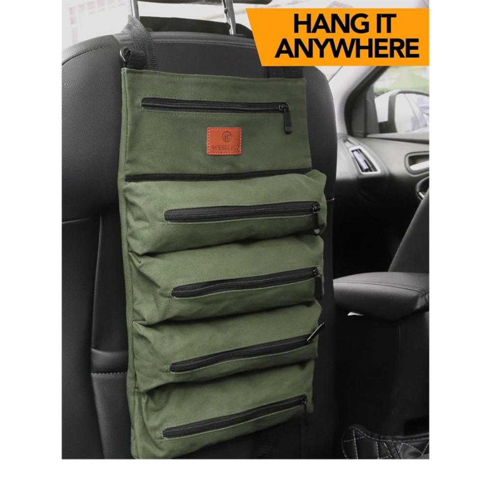 Plátěná sada nářadí, montáž do auta, závěsná taška na nářadí pro skladování, taška pro údržbáře elektrikáře, přenosná, sada hardwarového nářadí