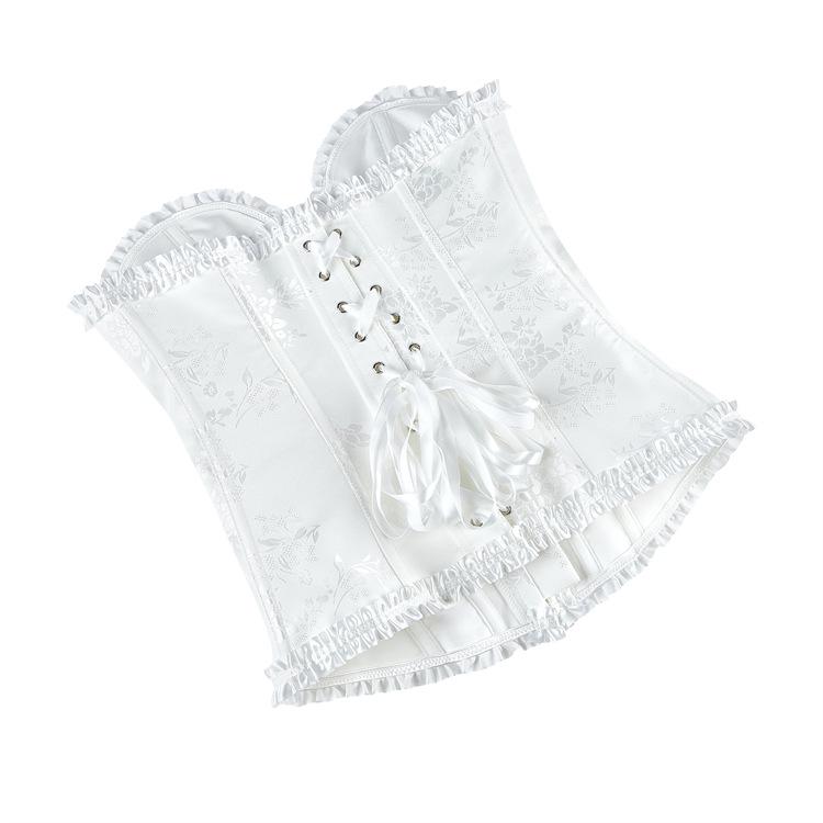 Wielokolorowy Koronkowy Gorset Push-Up Modelujący Sylwetkę