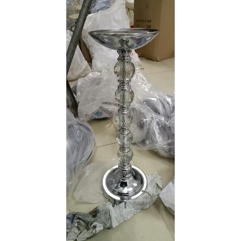 

Decorative Wrought Iron & Crystal Flower Vase