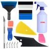 Car Vinyl Wrap Tool Kit Window Tint Tools Felt Squeegee Auto Vinyl Scraper Glass Protective Film Wrapping Installation Set