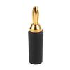 10PCS J.10007 2.5mm Brass Banana Plug Gold Plated Banana Plug Connector Instrument Test PlugBlack