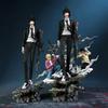 Anime Chainsaw Man Aki Hayakawa Teufelsensäge-Mann Teufelsgewehr-Form Figur Sammlerstück PVC Modell Statue Schreibtischverzierung Geschenk für Erwachsene Anime-Fans