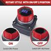 Upgrade Battery Disconnect Switch With Voltmeter, DC 5-60V Master Isolator Cut/Shut Off Switch For Marine Boat Car Truck Camper RV Trailer Vehicles