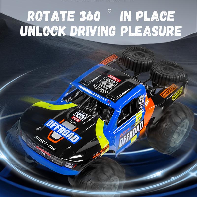 JJRC Q205 New RC Car 4WD Amphibious Short Truck Off-Road Vehicle 2.4G Wireless Remote Control Boy Toy Remote Control Car Gift