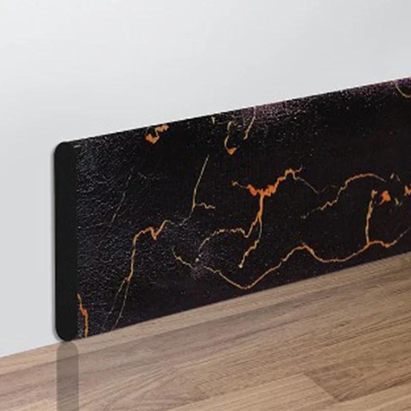 Nouă Plintă Autoadezivă 3D Autocolant de Perete Gros Decor Anti-coliziune Linie Colț Copii Carcasă Impermeabilă 2M