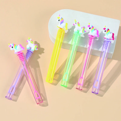 10Pcs Unicorn Bubble Tube Soap Bottle Unicornio Theme Birthday Party Decoration Kids Favors Wedding Guests Gift Party Supplies