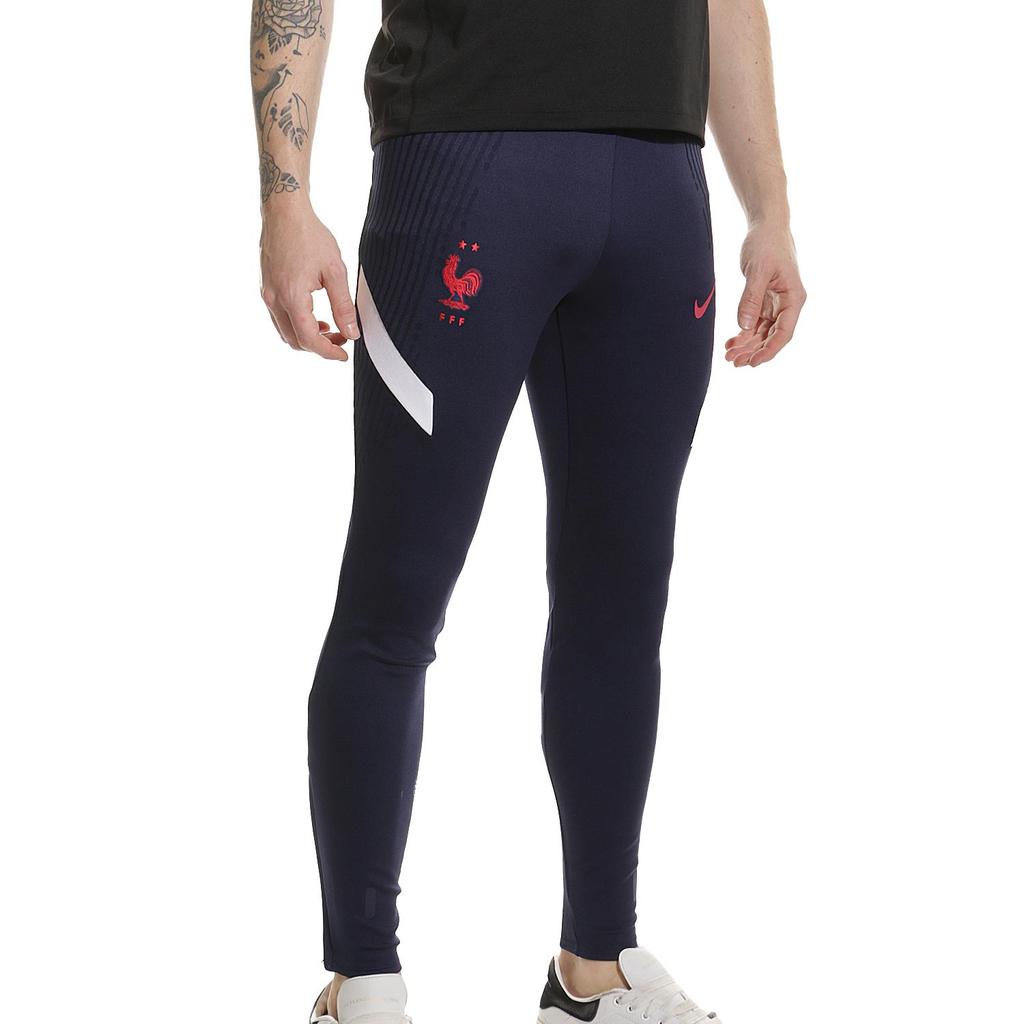 Nike Vaporknit FFF Strike Football Training Pants Logo Print Solid Color Men Pants Blue CD2095-498