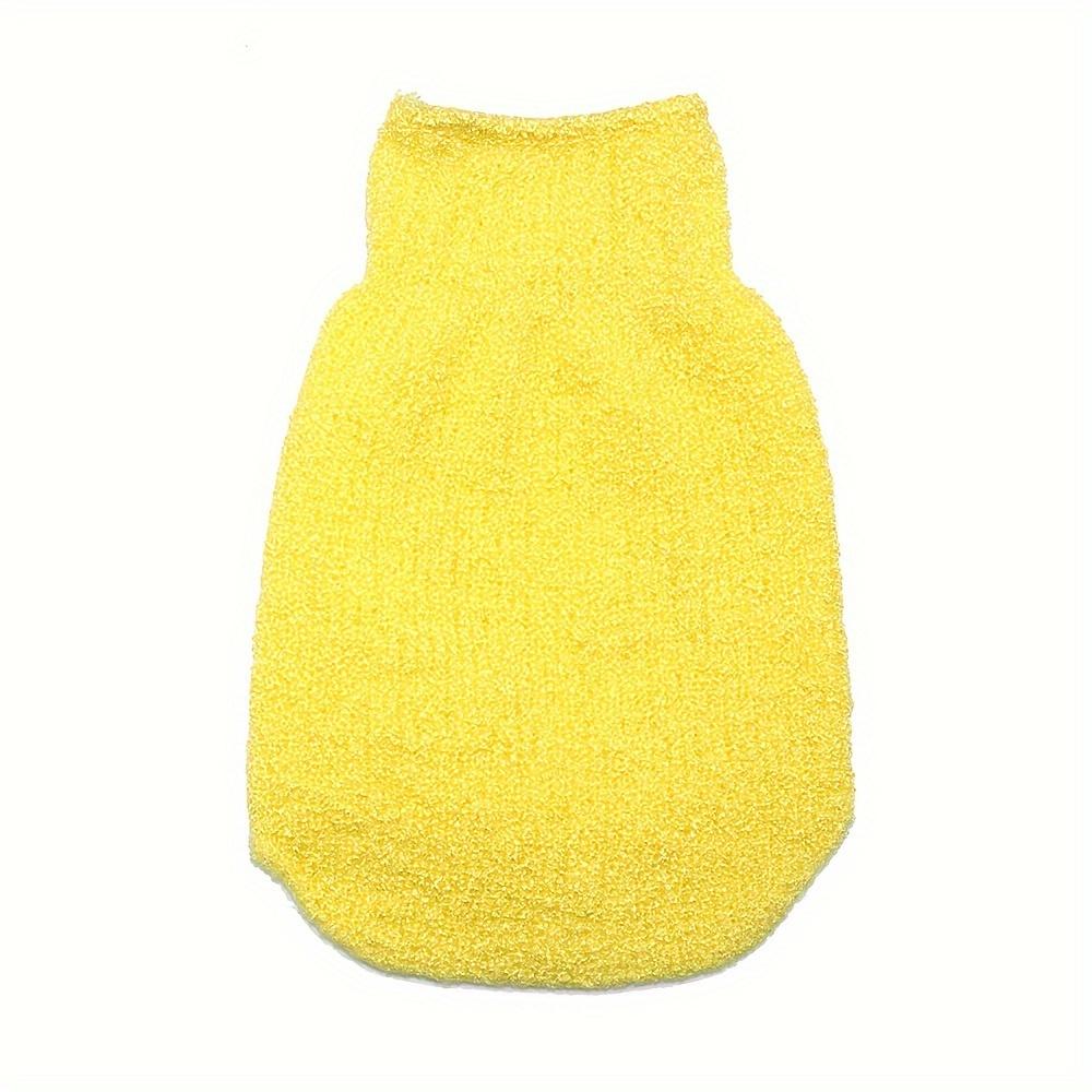 

A New Type of Bath Glove That Can Be Worn, Designed for Lathering Soap, Scrubbing, and Washing The Face жёлтый