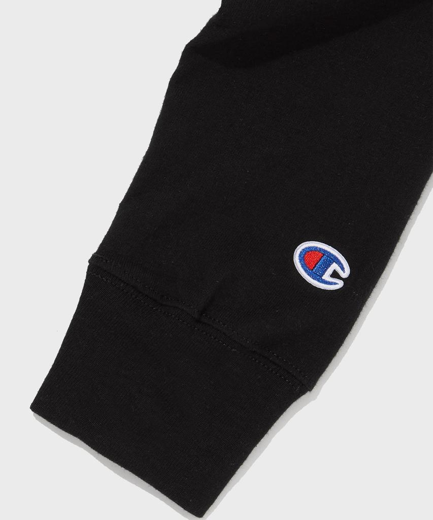CHAMPION Women'S Boyfriend Crop Long Sleeve T-Shirt Black