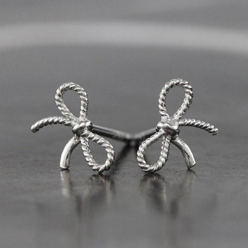 Vlinderoorbellen, trendy strikjesoorbellen voor vrouwen, unieke oorbellen met een persoonlijk design, perfect als bruidssieraad of verjaardagscadeau.