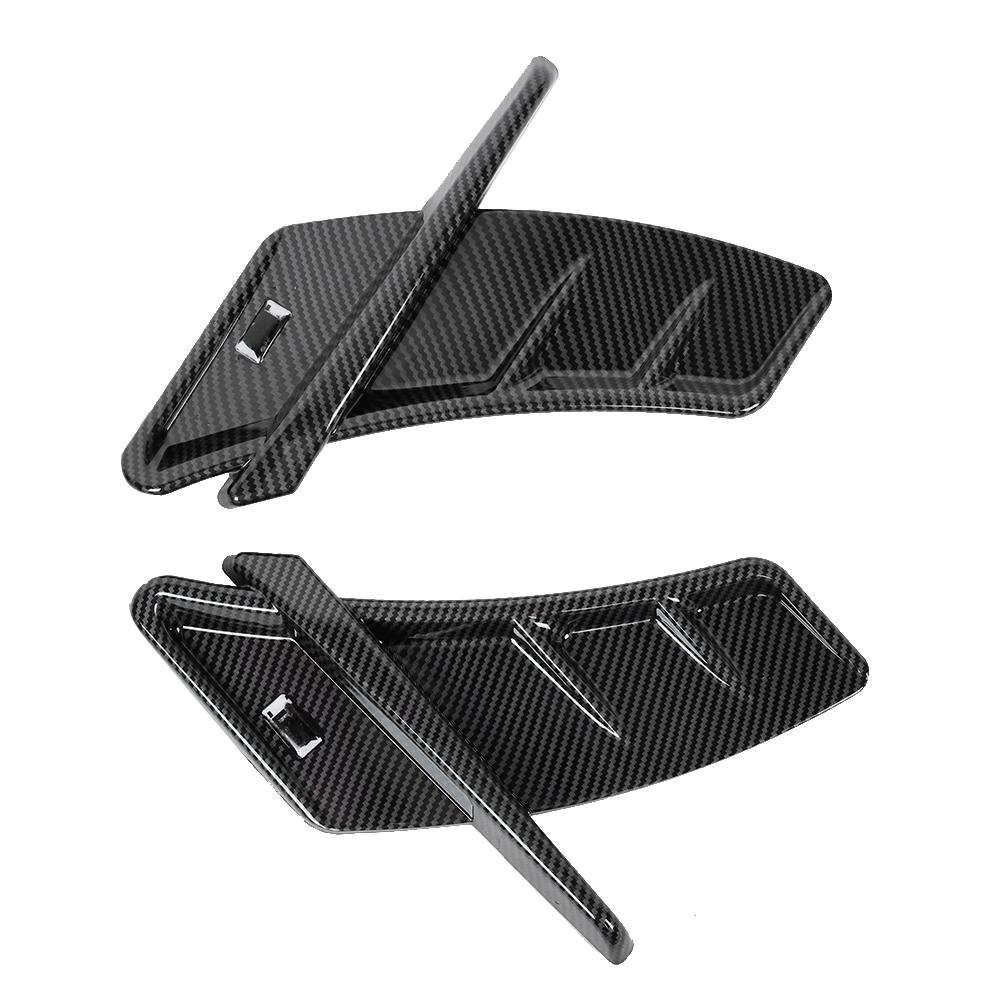2pcs Carbon Fiber Style Fenders Cover Trim Auto Modification Fit for A7 S7 2017 2019