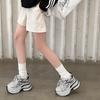 Small Muffin Platform Sneakers Women's 2025 Spring New 12CM Small Inner Height Increase Casual Dad Shoes