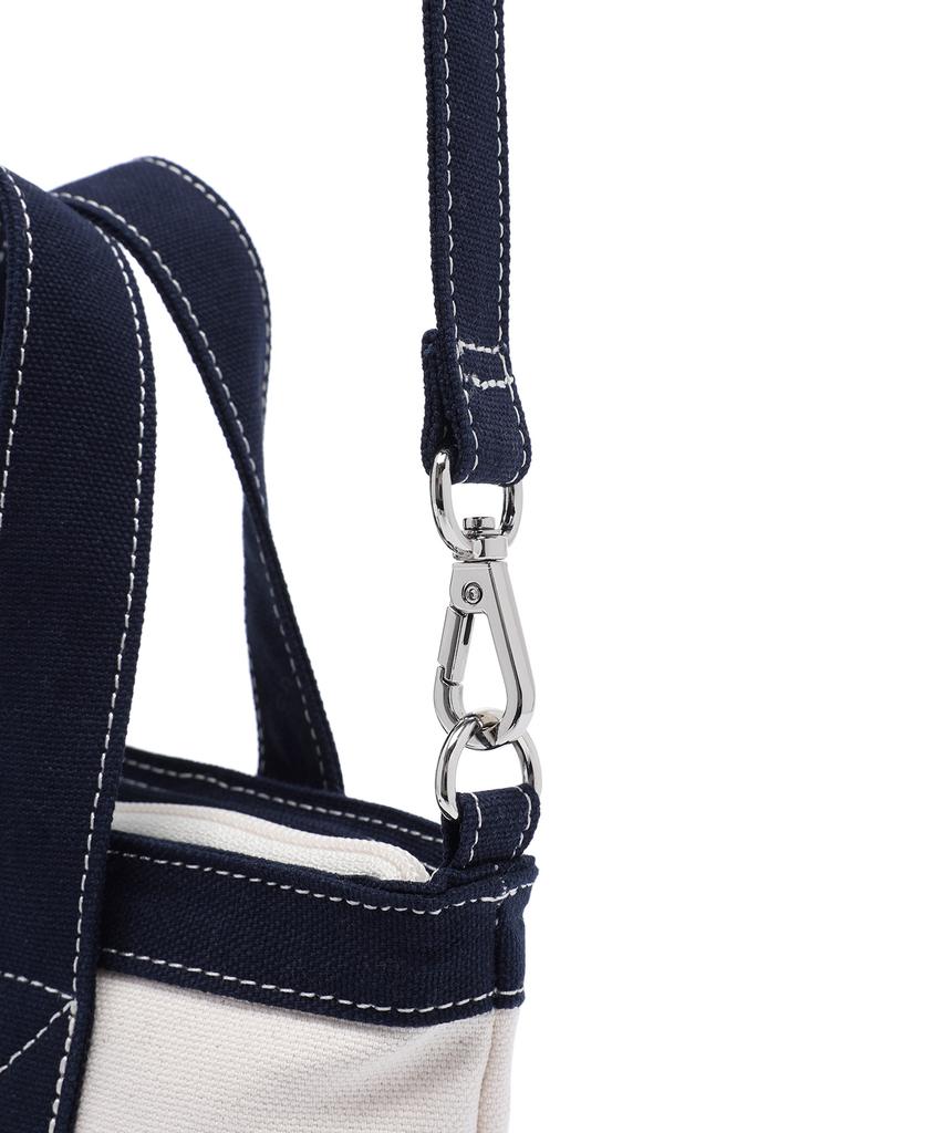 Wacky Willy Canvas Mini Tote Bag Navy