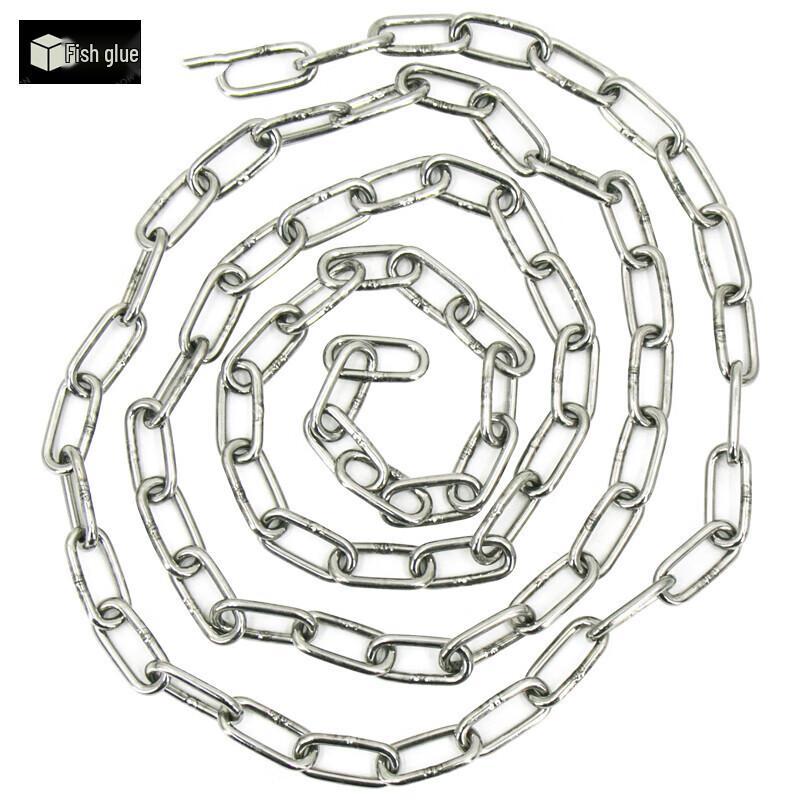 GUYU 304 Stainless Steel Anti-theft Long Link Chain 10 meters