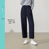 ESE-Y Women's Lyocell Cotton Tapered Cropped Casual Pants