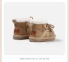 2025 Winter Korean Style Toddler Lace-up Cotton Snow Boots for Boys & Girls - Warm, Velvet-Thickened