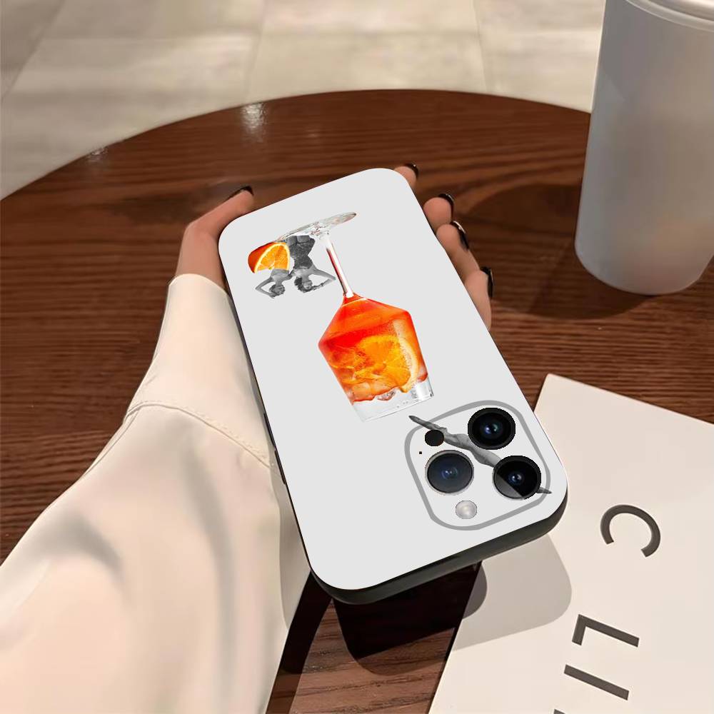 

A-Aperol Funny Spritz Phone Case For iPhone 17,16,15,14,13,12,11,Pro,MAX,Plus TPU Soft To Skin-friendly Cover iPhone16promax