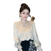 New Korean Style Niche Unique Design Fashionable and Versatile Foreign Style Lazy Style Loose Shirt for Women
